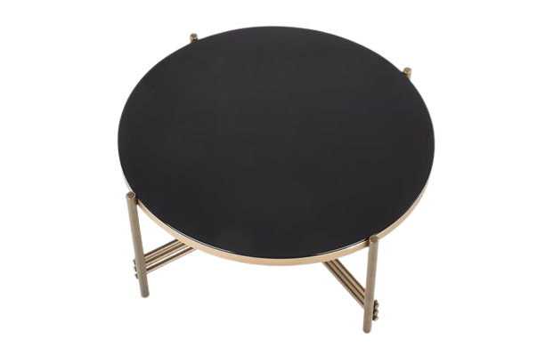 Mesa de centro 'Mare' - Negro/Dorado