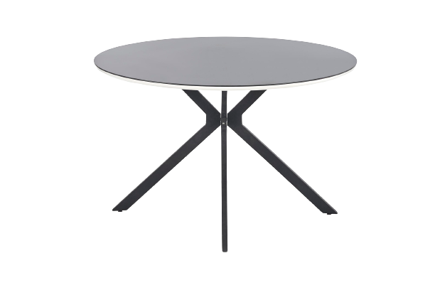 Mesa de comedor 'Sestao' Redonda 120cm - Negro