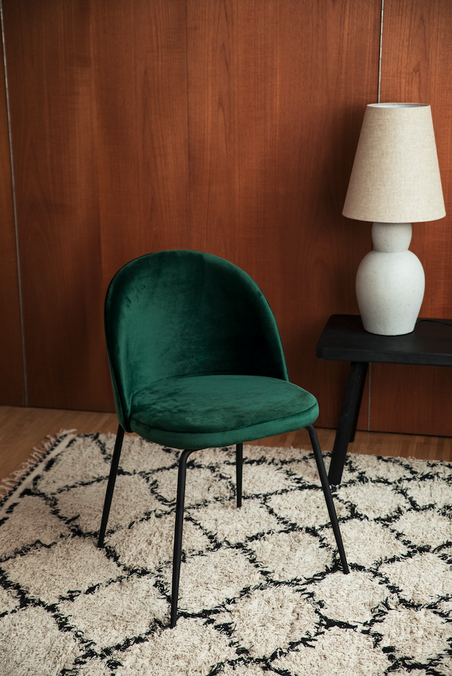 Silla 'Romee' - Verde/Negro