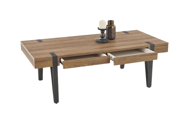 Mesa de centro 'Oaxen' - Nogal/Negro