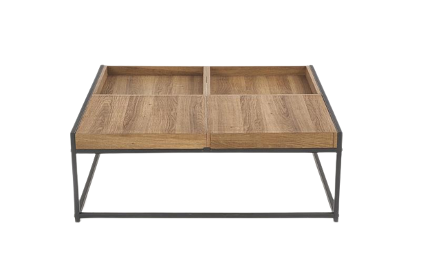 Mesa de centro 'Fregata' - Roble/Negro