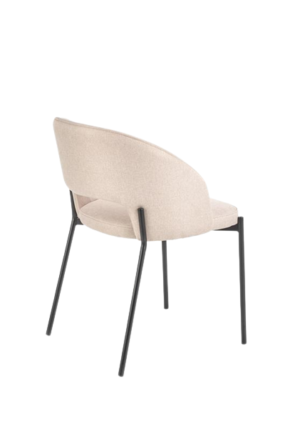 Silla 'Mieres' - Beige/Negro
