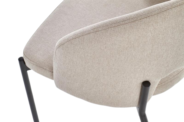 Silla 'Mieres' - Beige/Negro