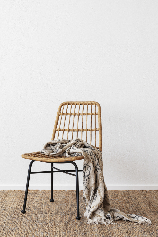 Silla 'Nature' - Natural/Negro