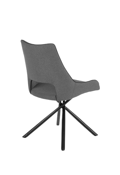 Silla 'Requena' - Gris/Negro