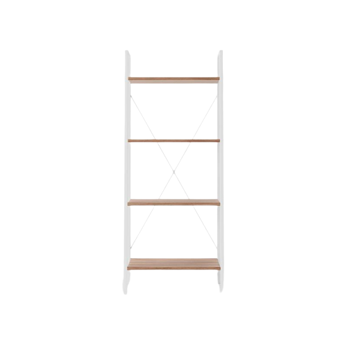 Estantería 'Berg' - Blanca/Roble