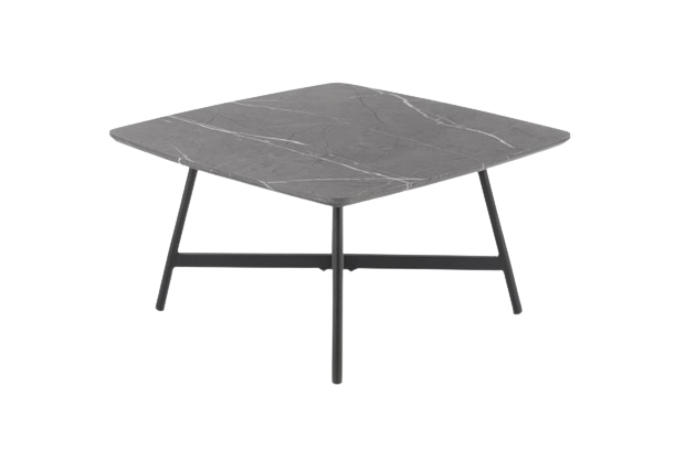 Mesa de centro 'Milos' - Negro/Blanco