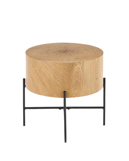 Mesa auxiliar 'Lapland' - Roble/Negro