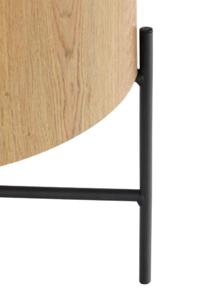 Mesa auxiliar 'Lapland' - Roble/Negro