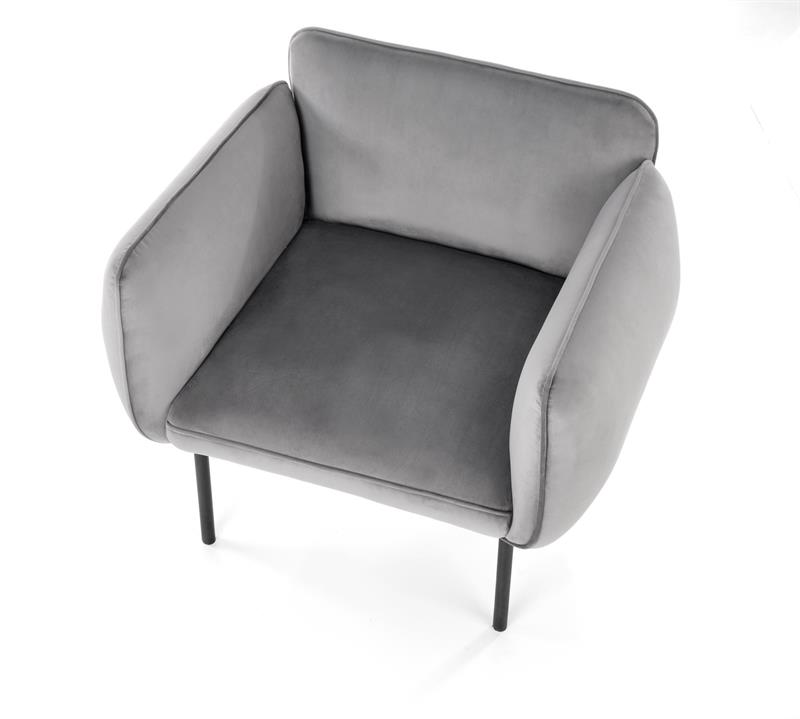 Sillón 'Cabra' - Gris / Negro