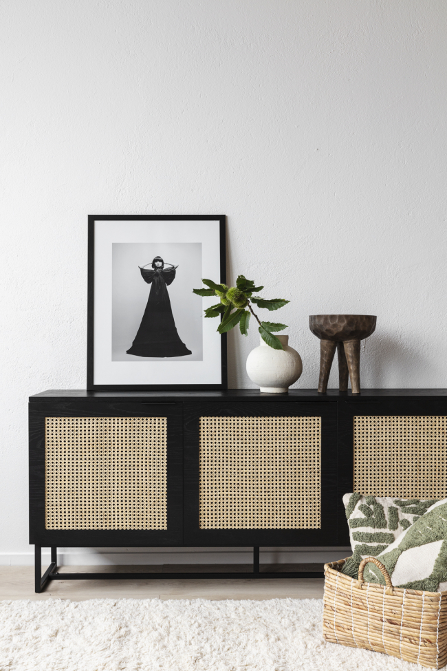 Aparador 'Sailor' - Negro/Natural