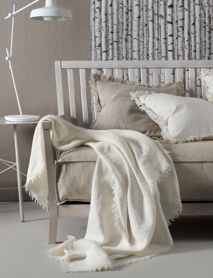 Manta 'Merlin' 130x170 - Blanco