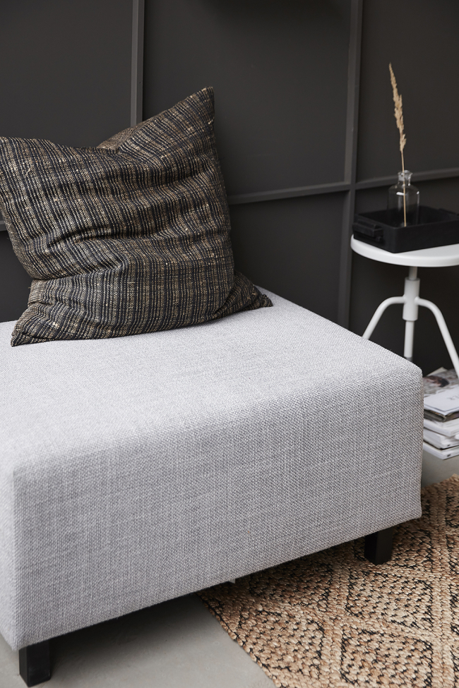 Funda de cojín 'Ritika' 50x50cm - Cuadrados