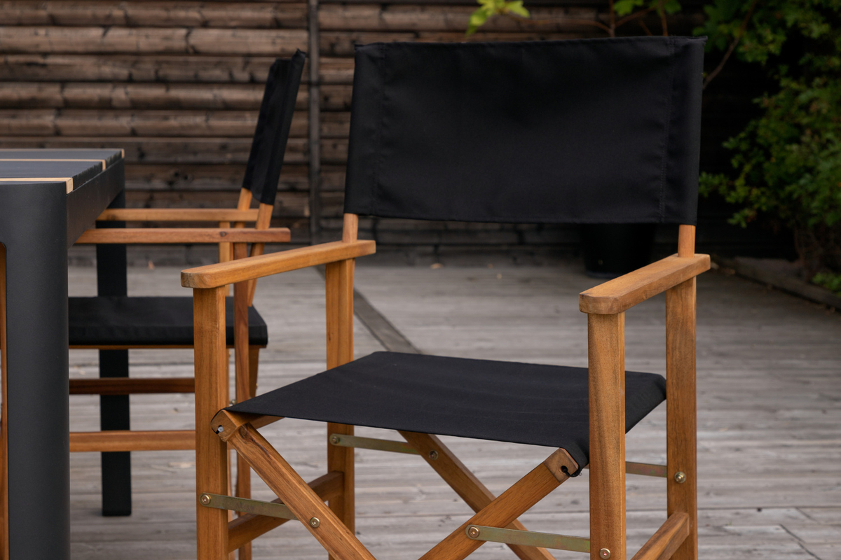 Silla de comedor 'Mölnbacka' - Natural/Negro