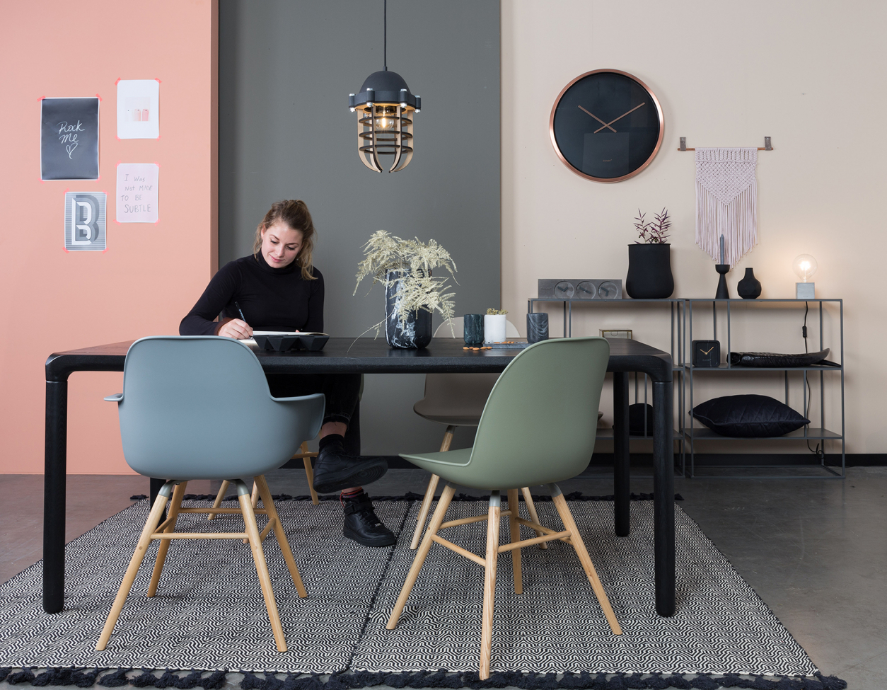 Mesa 'Storm' 220x90cm - Negro