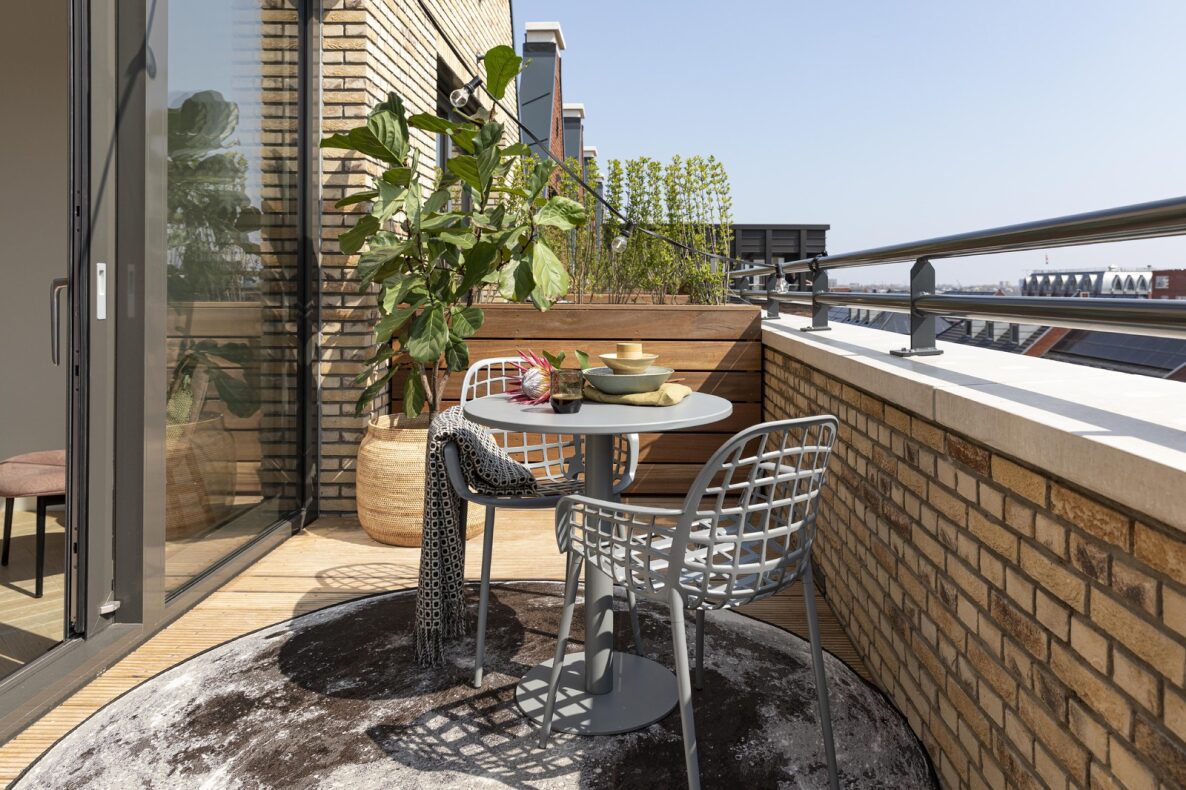 Mesa bistró 'Maze' Redonda 70cm - Verde