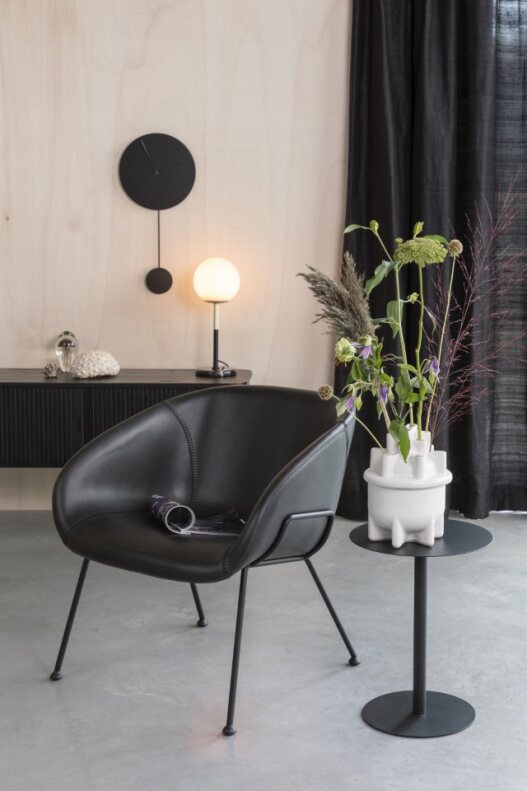 Mesa bistró 'Snow' - Negro