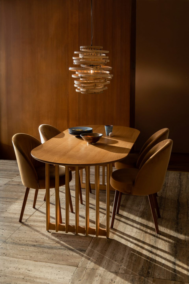 Mesa extensible 'Barlet' 200-240x90cm - Natural