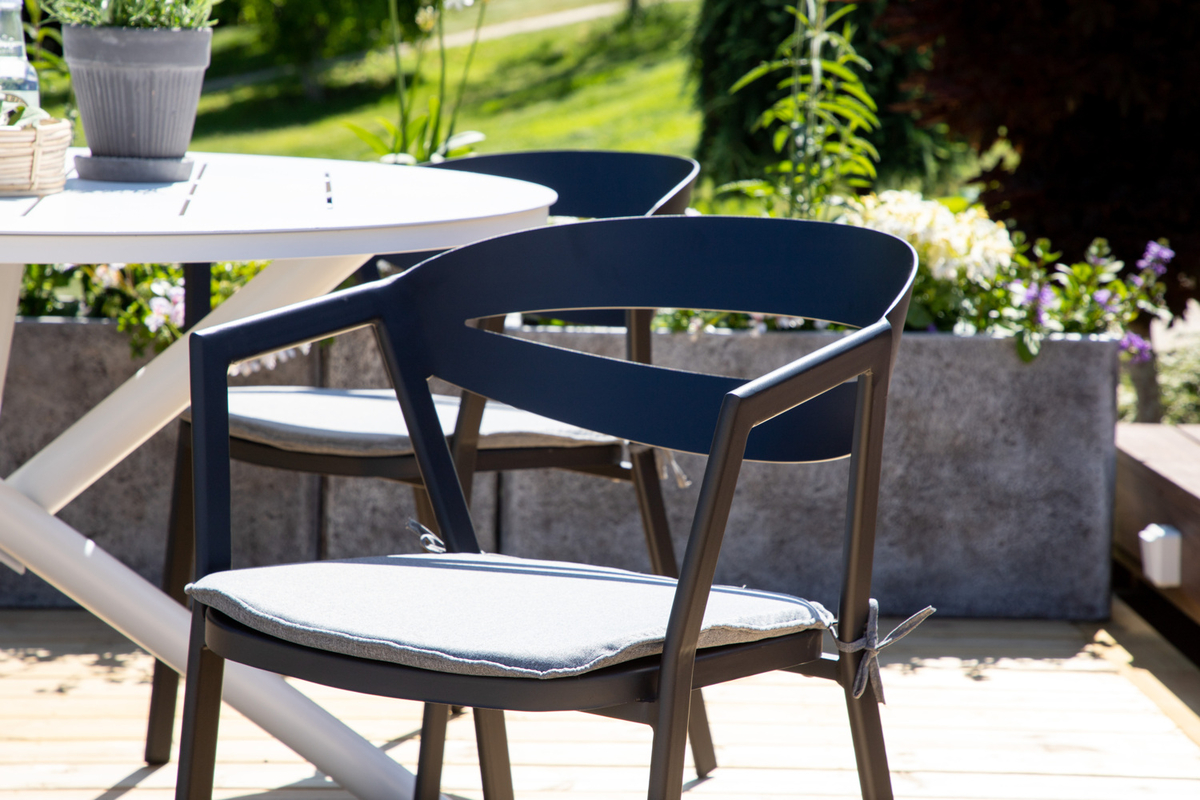 Silla 'Borås' - Negro