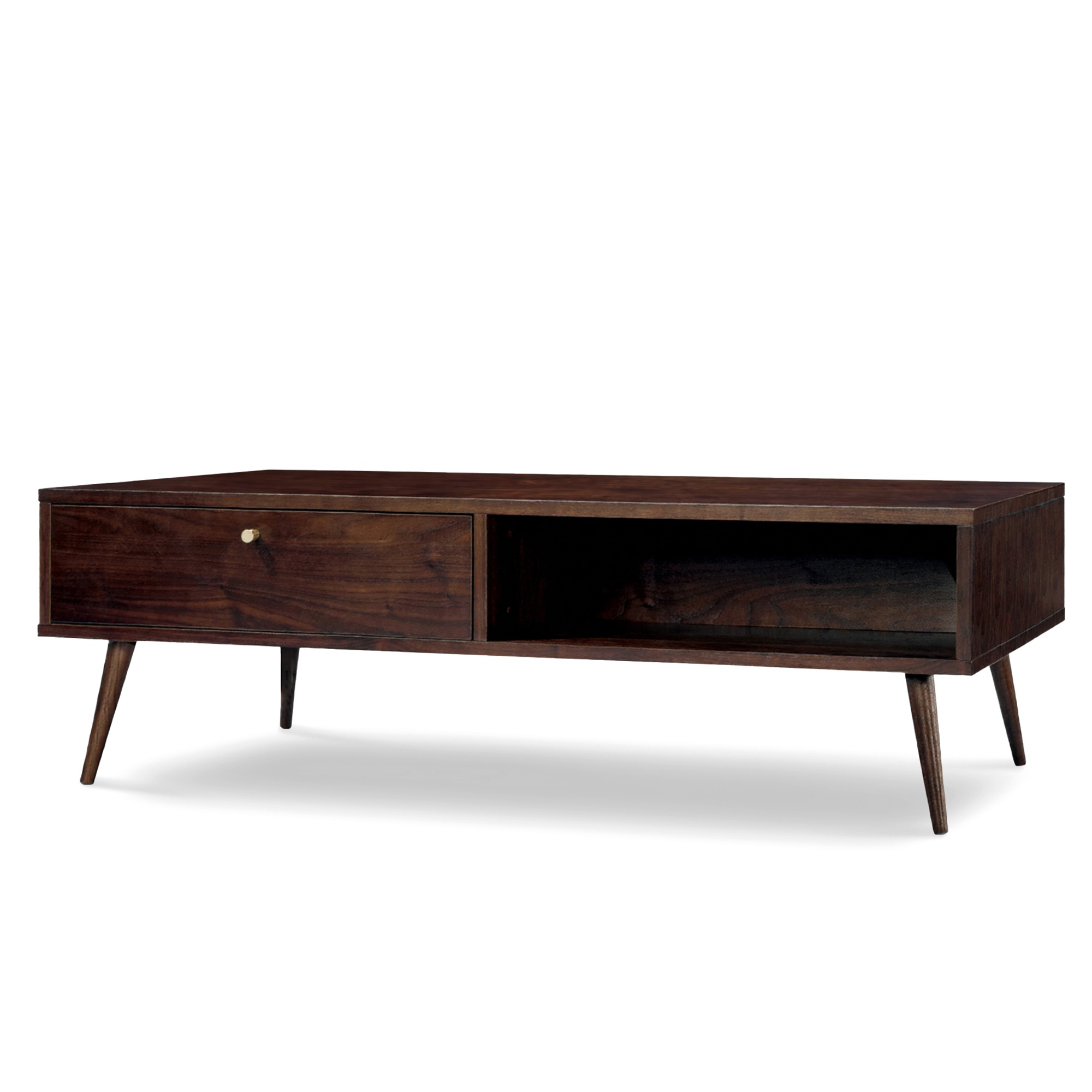 Mesa de centro 'Prime' - Nogal/Lat&oacute;n