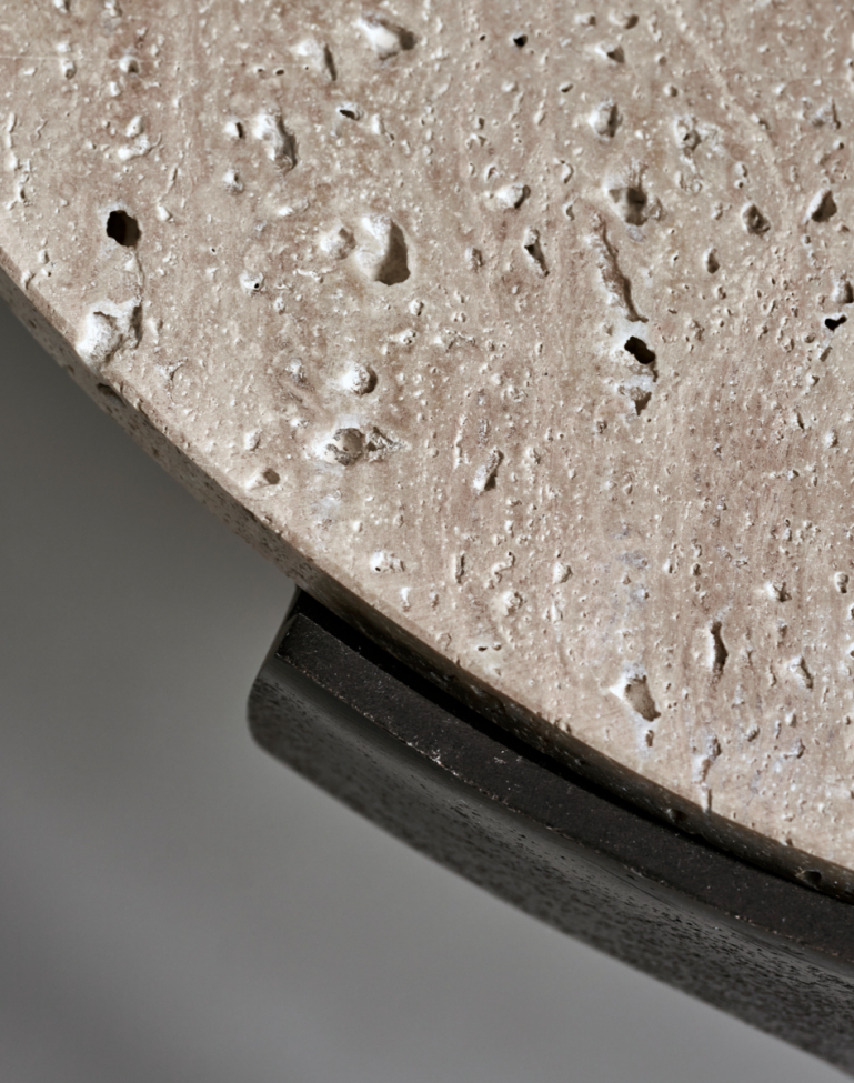 Mesa auxiliar 'Fula' 45x51cm - Gris