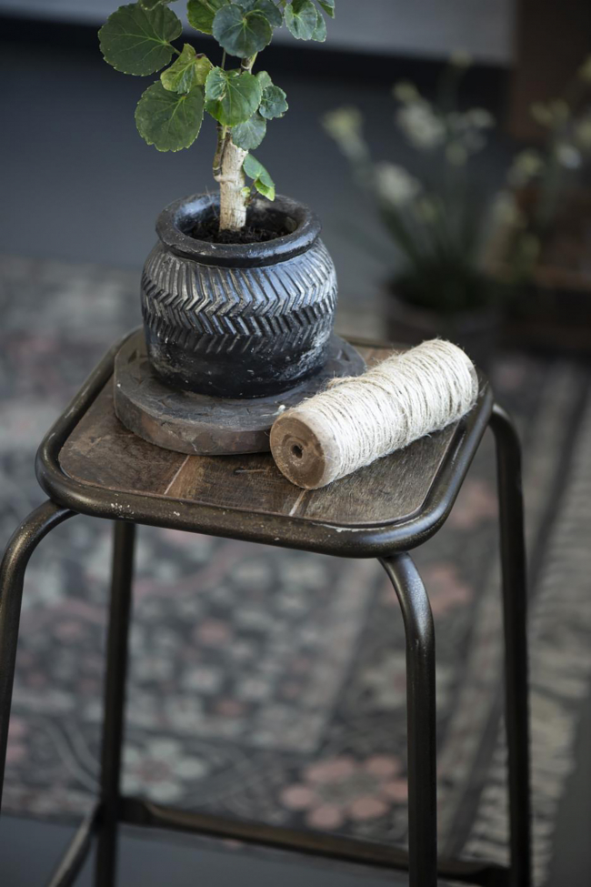 Taburete 'Dill' - Madera/Metal