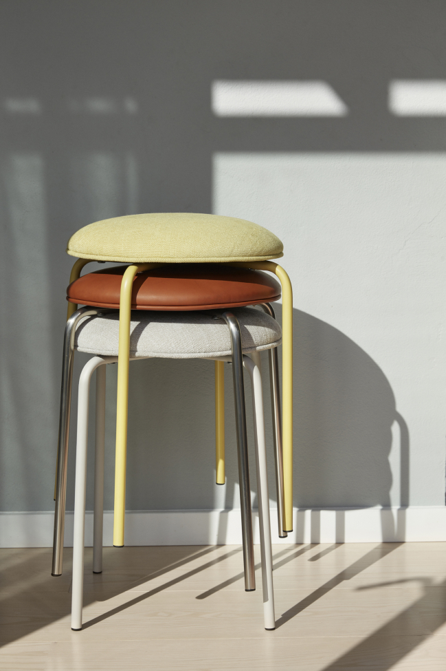 Taburete 'Stack' - Amarillo