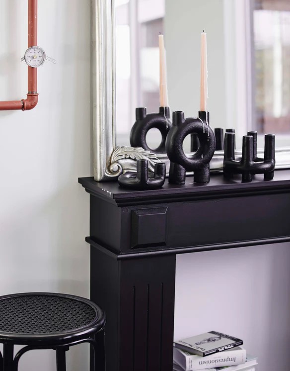 Candelabro 'TORO' - Negro