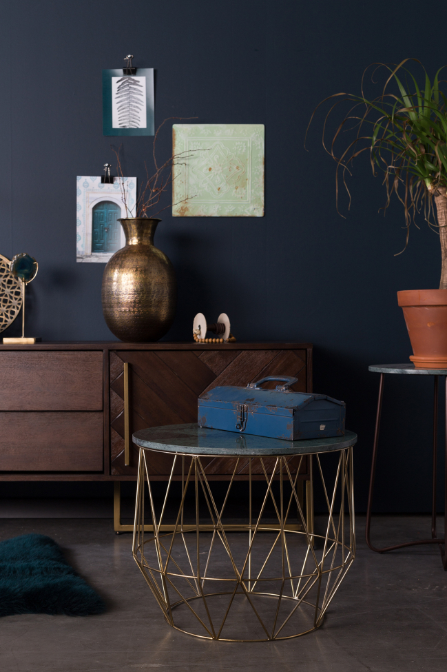 Mesa auxiliar 'Boss' - Verde/Mesón