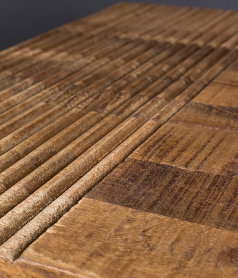 Mesa de centro 'Randi' - Natural/Negro