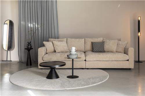 Mesa de café/Mesa auxiliar 'Floss' Redonda 60cm - Negro