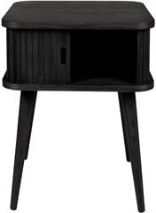 Mesa auxiliar/Mesa de noche 'Barbier' - Negro
