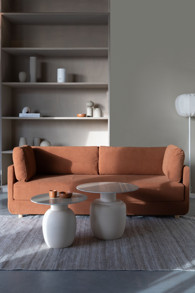 Mesa auxiliar 'Karula' - Beige