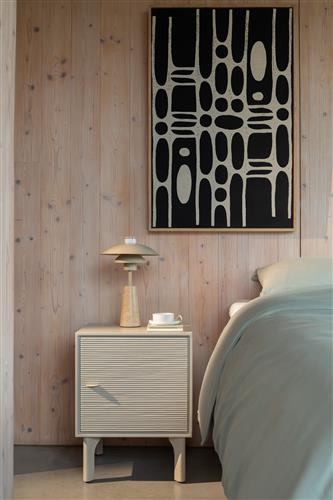 Mesita de noche 'Morning' - Beige