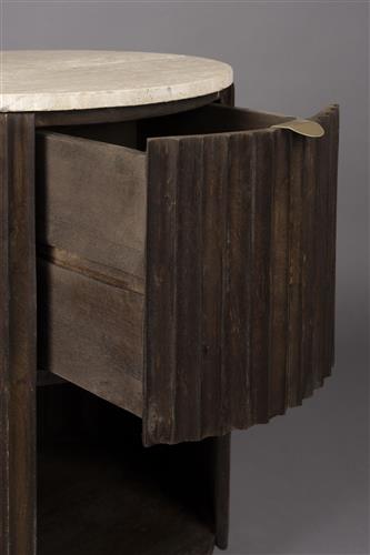 Mesita de noche 'Marlow' - Marrón