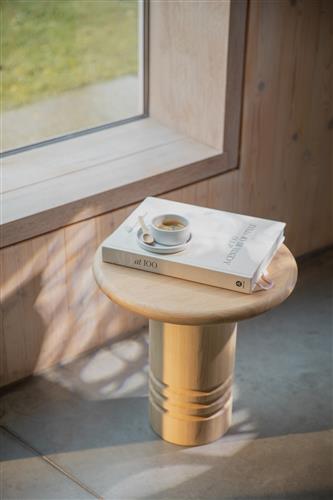 Mesa auxiliar 'Chunk' - Natural