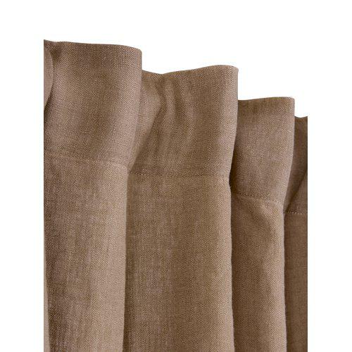 Cortina 'Julie' 2-pack 145x280 - Marrón oscuro