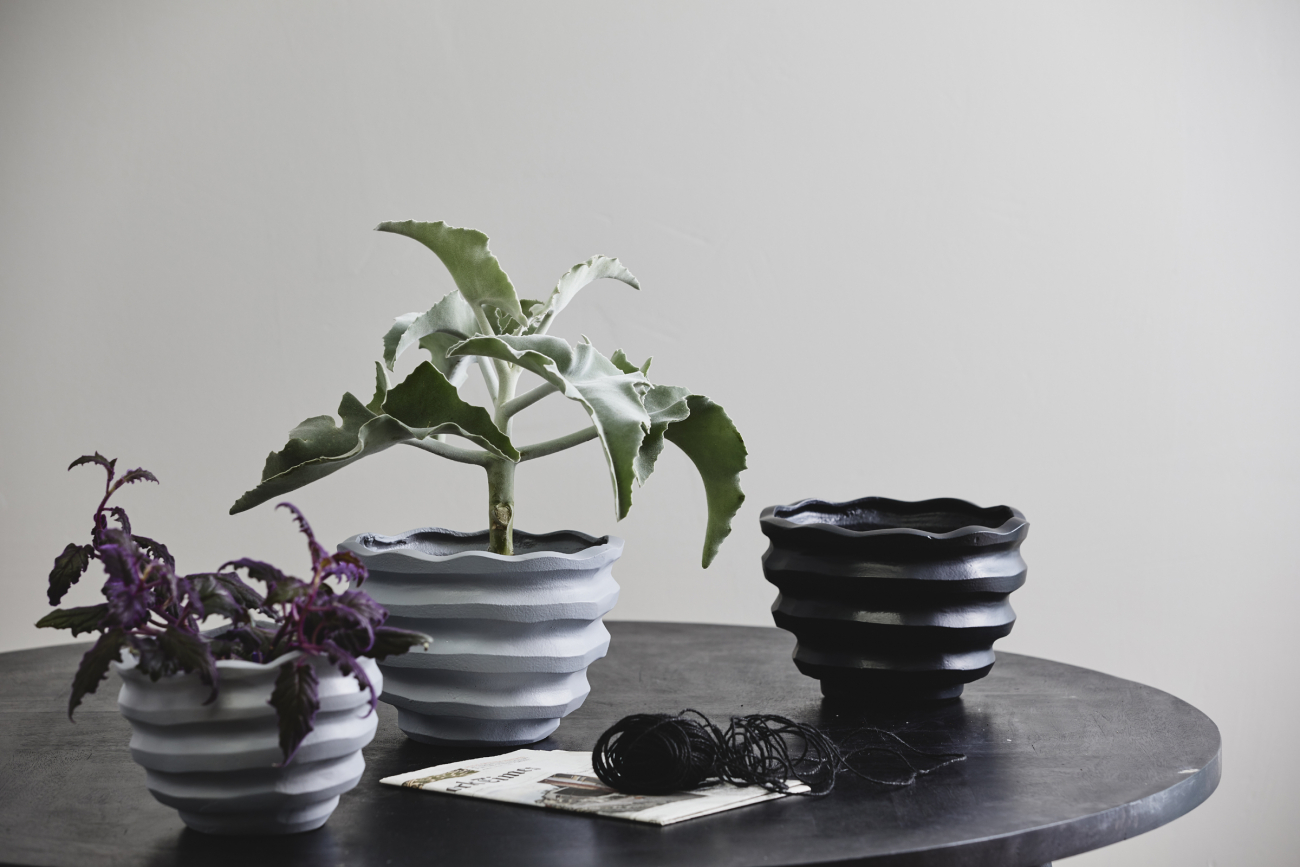 Maceta 'KAWAU' S - Gris