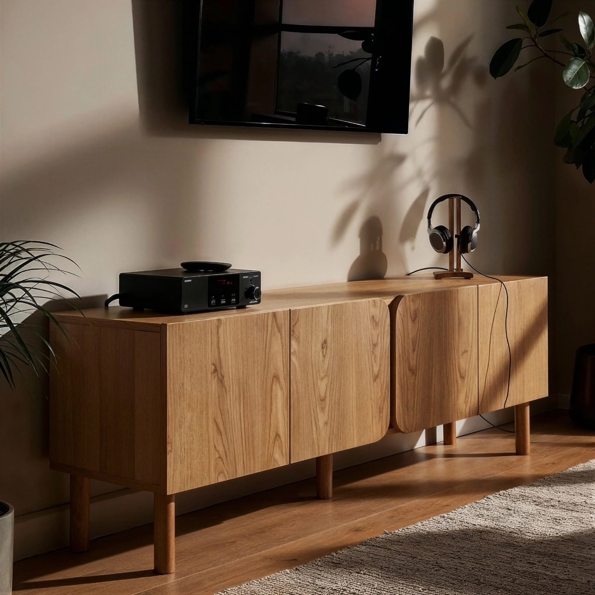 Mueble de TV 'Lövhamn' M - Natural