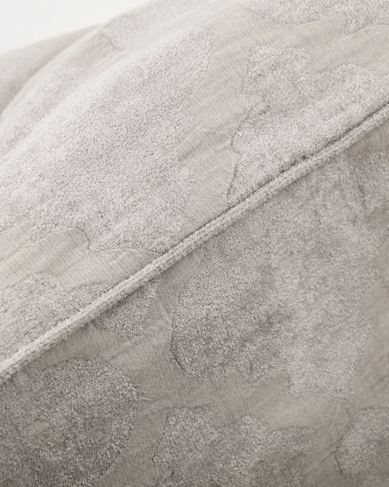 Funda de cojín 'Wail' 50x50cm - Gris claro