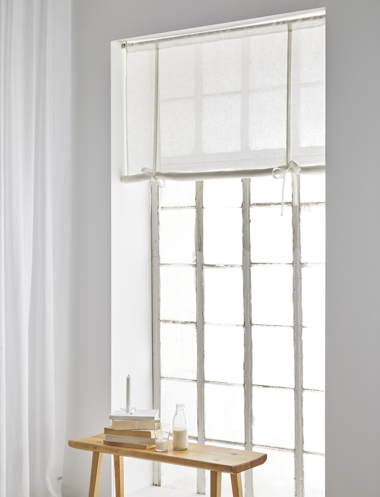 Cortina 'Dalsland' 110x120 - Blanco