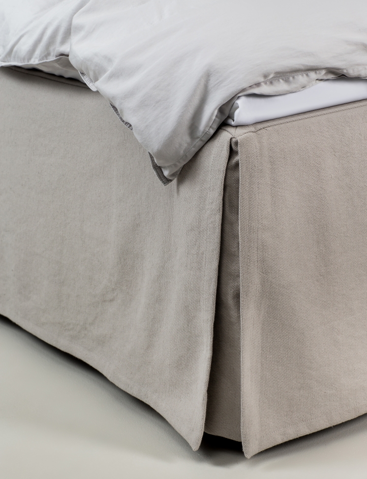 Funda de cama 'Weeknight' 120x220x52 - Gris
