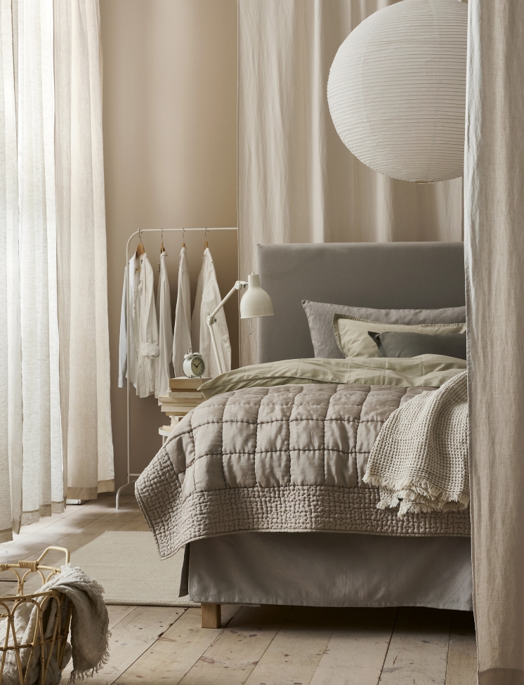 Funda de cama 'Weeknight' 160x220x42 - Gris