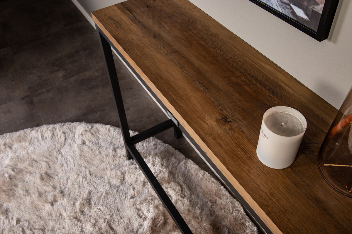 Mesa auxiliar 'Ransäter' 30x110 - Nogal