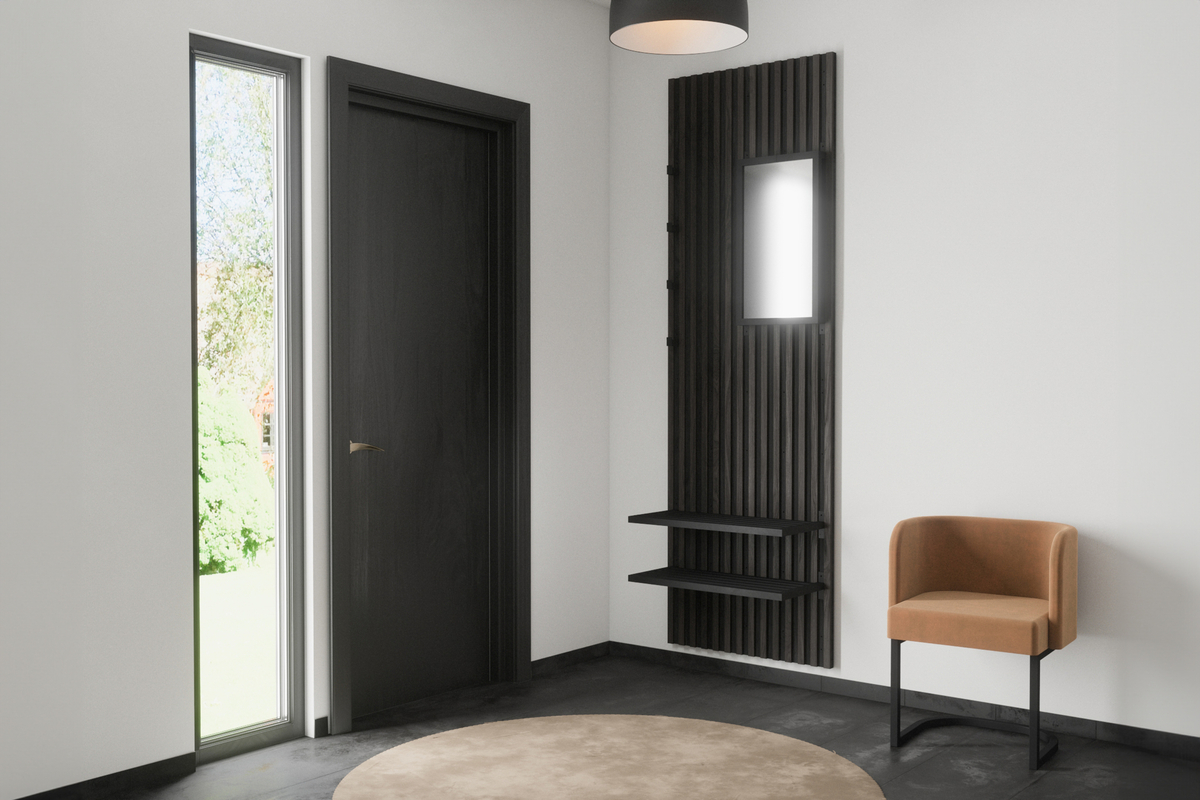 Perchero 'Campiano' - Marrón