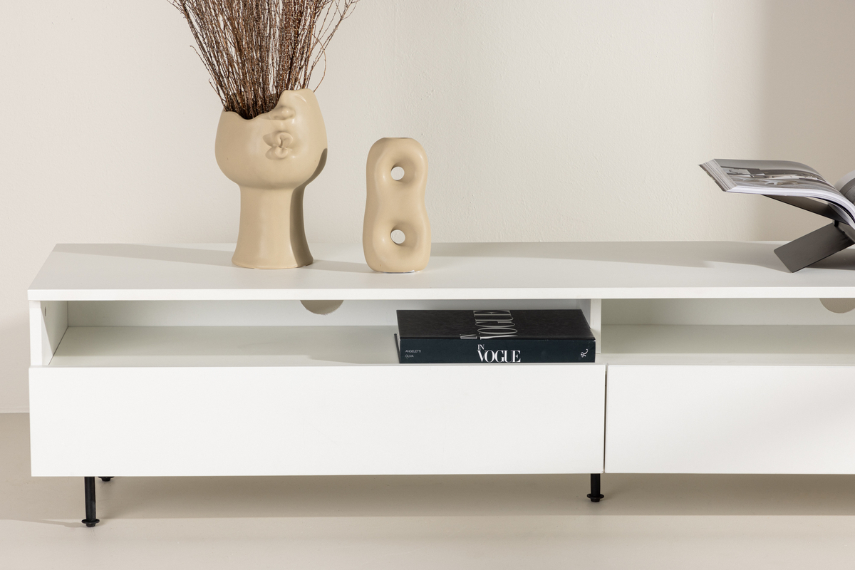 Mesa de TV 'Varberg' - Blanco