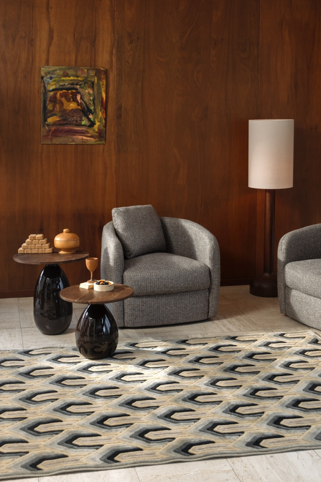 Sillón 'Boho' - Marrón