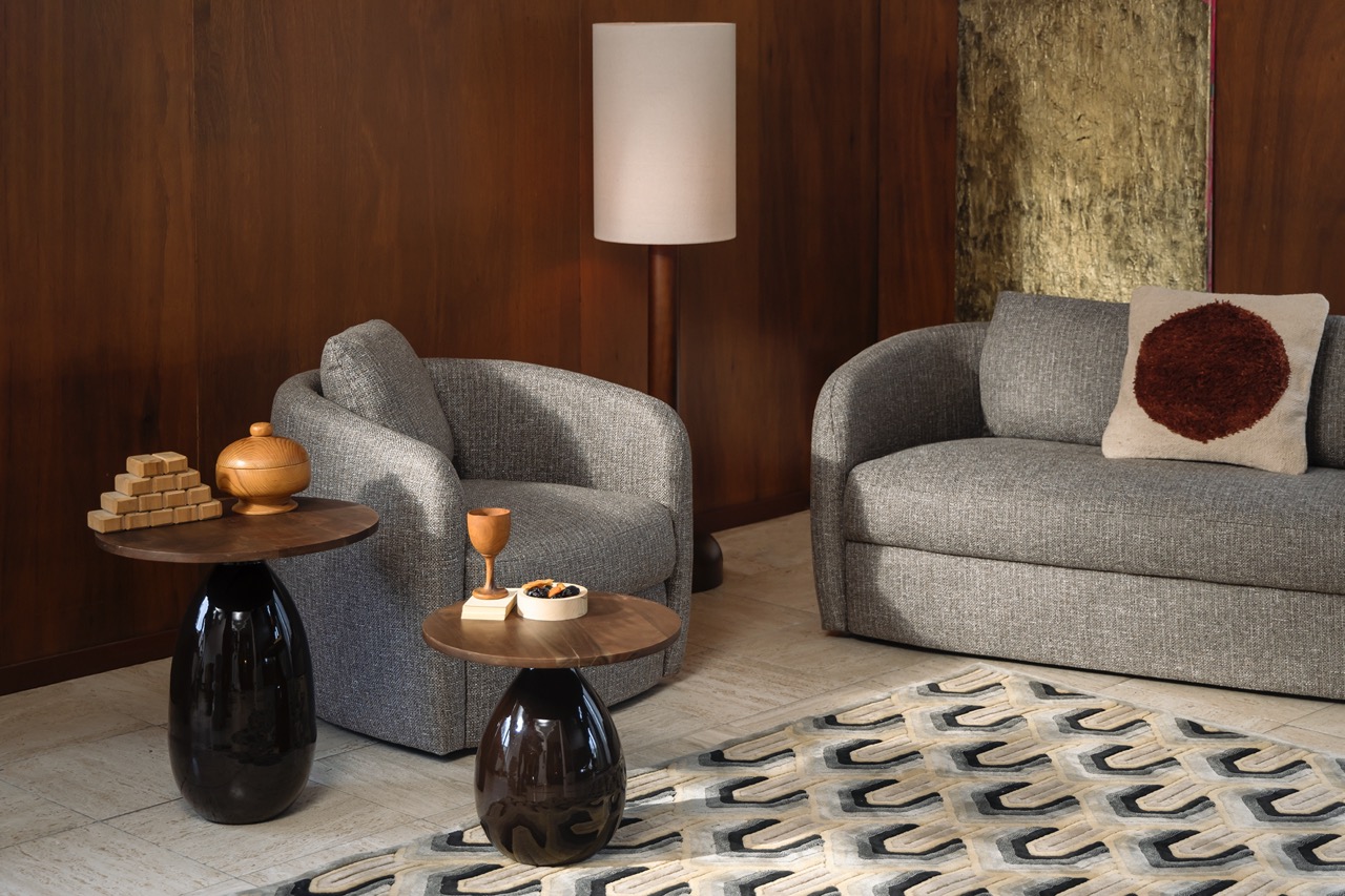 Sillón 'Boho' - Marrón