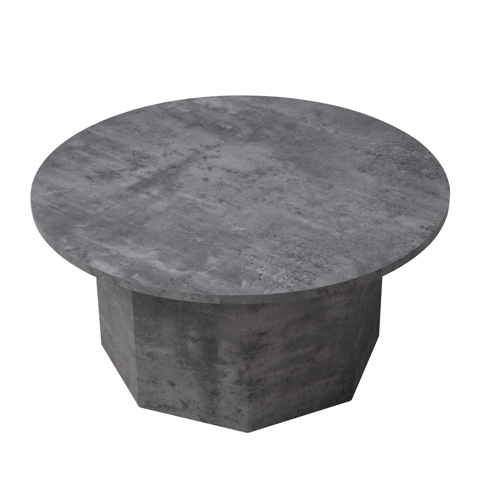 Mesa de centro 'Bilbao' Redonda 80cm - Gris