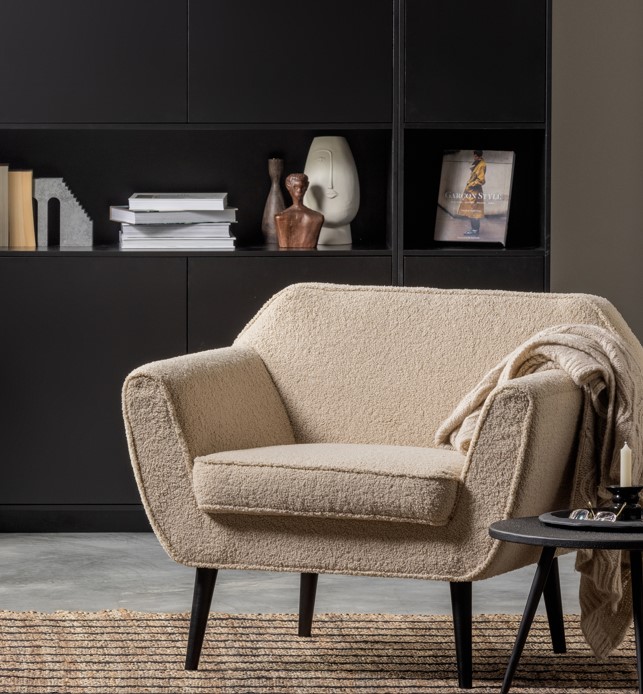 Sillón 'Rocco' - Beige/Teddy